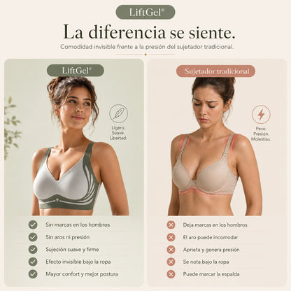 LiftGel® - Sujeción Cómoda e Invisible Bajo la Ropa - Compra 1 y Llévate 2